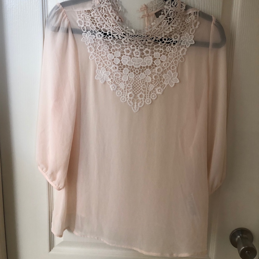 Light pink blouse